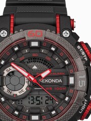 Sekonda Malvern Men’s Black Plastic Strap Digital Watch - Image 5 of 6
