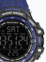 Sekonda Mens Crossfell Plastic Strap Digital Black Watch - Image 5 of 6