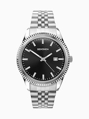 Sekonda Mens Classic 40mm King Watch Stainless Steel Bracelet Dial - Image 2 of 6