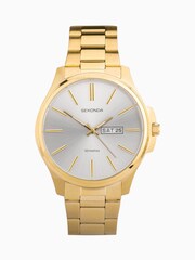 Sekonda Jones Men’s Gold Tone Stainless Steel Bracelet Watch - Image 1 of 6