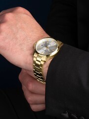 Sekonda Jones Men’s Gold Tone Stainless Steel Bracelet Watch - Image 6 of 6