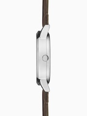 Sekonda Mens Armstrong Brown Leather Strap Moon Phase Watch - Image 4 of 6