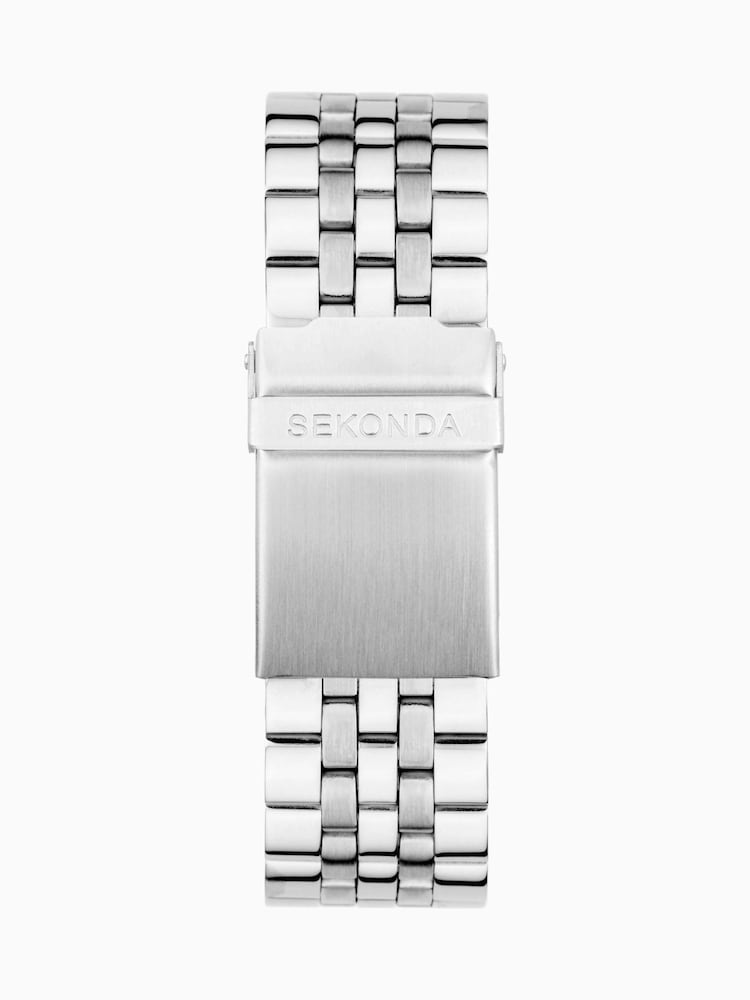 Sekonda Mens Green Classic Silver Stainless Steel Bracelet Watch - Image 2 of 6