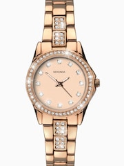 Sekonda Ladies Joanne Rose Gold Alloy Bracelet with Rose Gold Dial Watch - Image 1 of 5