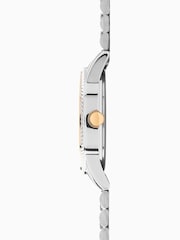Sekonda Mens Two Tone Stainless Steel Bracelet Black Watch - Image 4 of 6