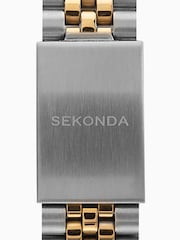 Sekonda Mens Two Tone Stainless Steel Bracelet Black Watch - Image 6 of 6