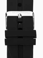 Sekonda Mens Tidal Black Rubber Strap with Blue Dial Watch - Image 6 of 6