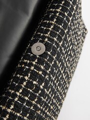 Monochrome Bouclé Shoulder Bag - Image 8 of 9