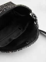 Monochrome Bouclé Shoulder Bag - Image 9 of 9