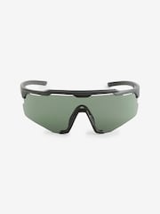 Black Sport Visor Sunglasses - Image 3 of 4