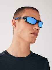Blue Sport Polarised Sunglasses - Image 1 of 6