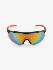 Reflective Sport Visor Sunglasses - Image 3 of 5
