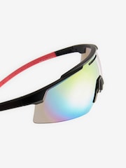 Reflective Sport Visor Sunglasses - Image 4 of 5