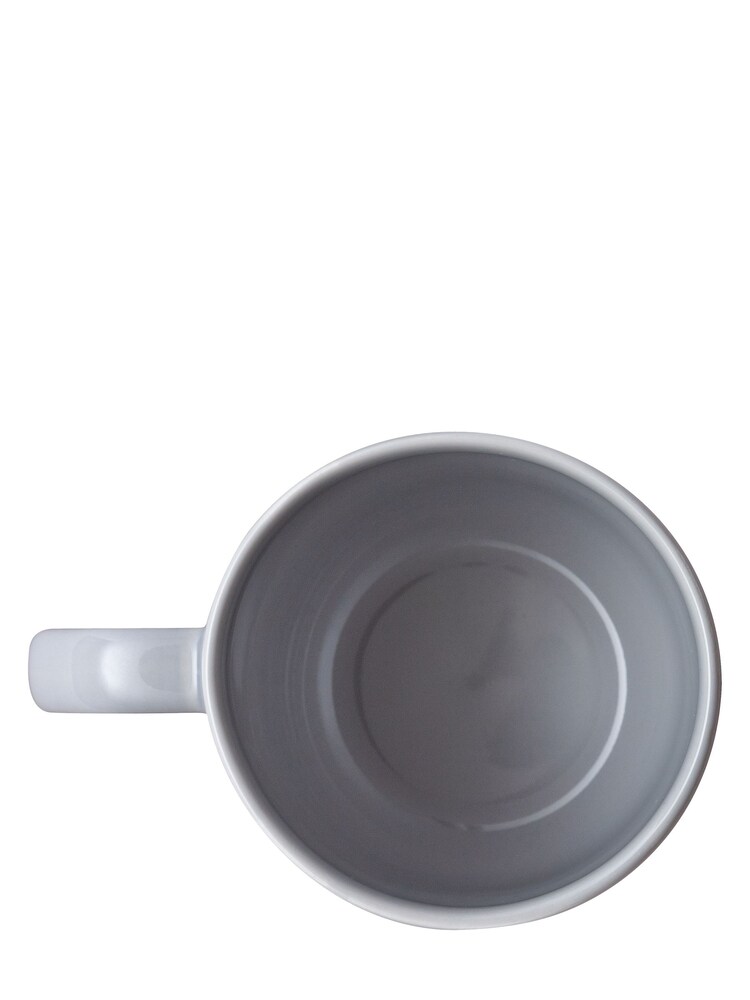 Denby Grey Porcelain Arc Set of 2 Large Mugs - Image 4 of 4
