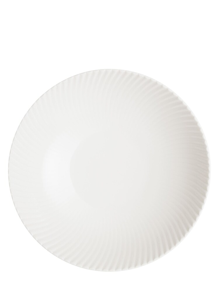 Denby White Porcelain Arc Set of 4 Pasta Bowls - Image 4 of 4