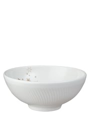 Denby White Porcelain Arc Stars Set of 2 Small Bowls - Image 2 of 4