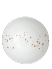 Denby White Porcelain Arc Stars Set of 2 Small Bowls - Image 3 of 4