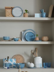 Denby Blue Elements Coupe 12 Piece Dinnerware Set - Image 2 of 4