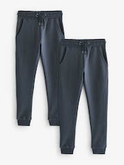 Navy Blue Skinny Fit Joggers 2 Pack (3-16yrs) - Image 1 of 5