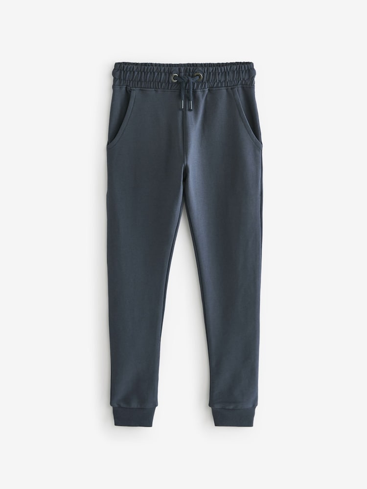 Navy Blue Skinny Fit Joggers 2 Pack (3-16yrs) - Image 2 of 5