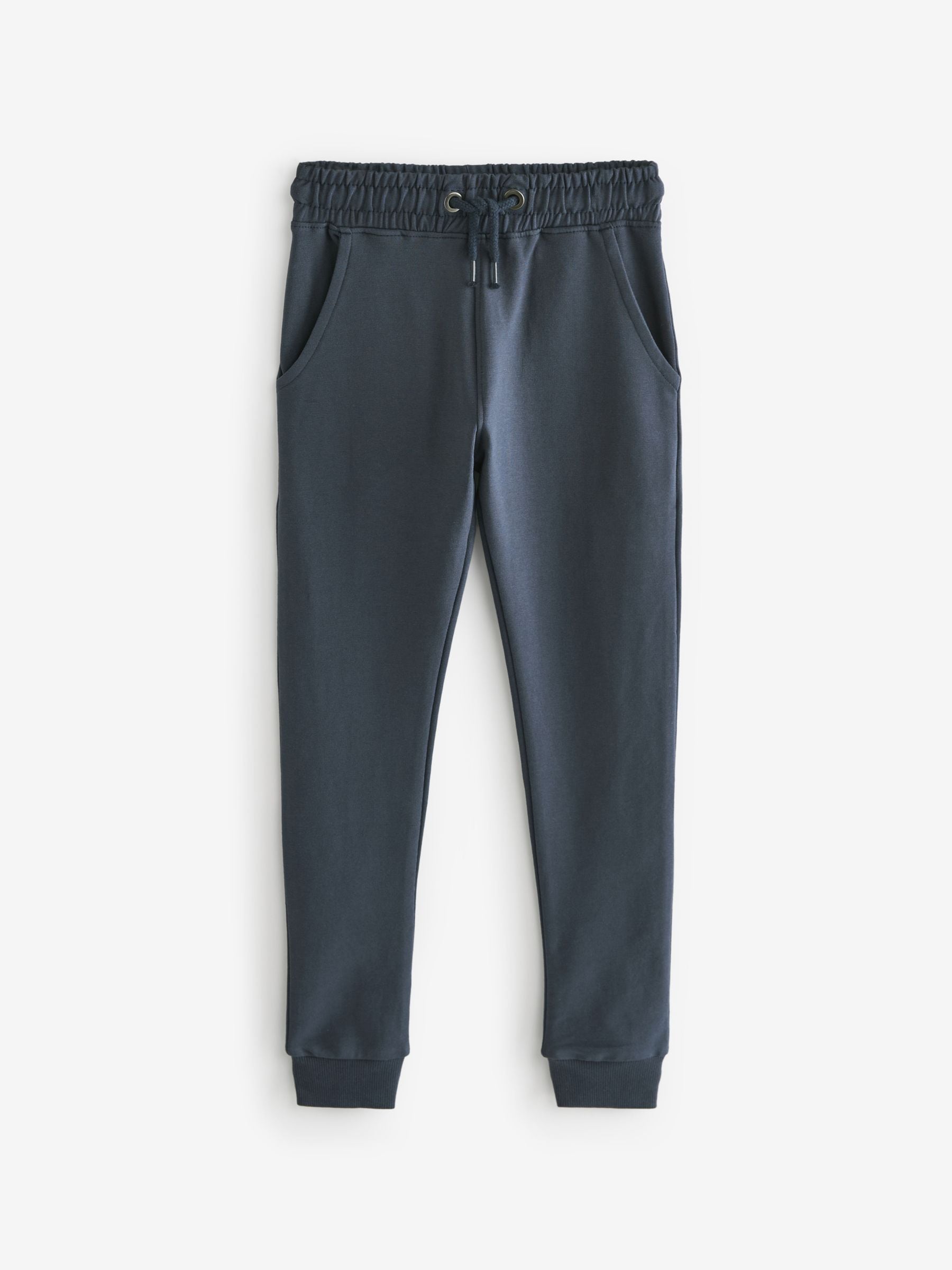 Navy Blue Longer Length Skinny Fit Joggers 3 16yrs