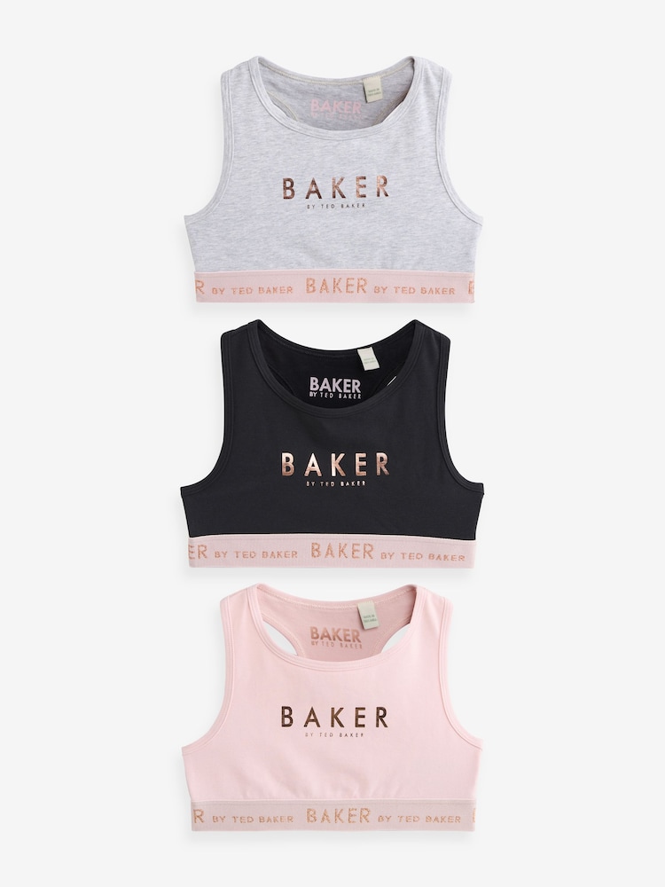Baker by Ted Baker Crop Top 3 Pack - Image 1 of 10