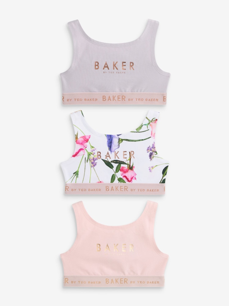 Baker by Ted Baker Crop Top 3 Pack - Image 1 of 9