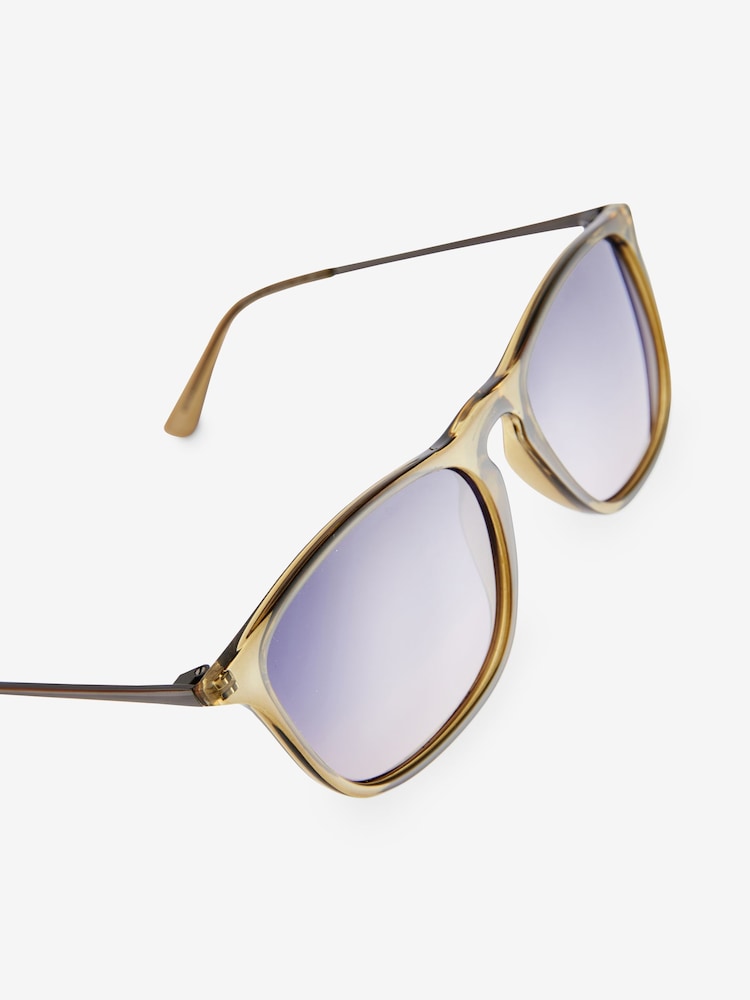 Green and Purple Wayfarer Polarised Sunglasses - Image 5 of 5