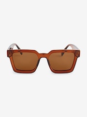 Braun - Wayfarer Polarisierte Sonnenbrille - Bild 3 von 5