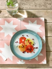 Denby Green Azure Haze Set of 4 Medium Coupe Plates - Image 1 of 4