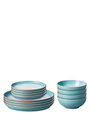 Denby Green Azure Haze 12 Piece Dinnerware Set - Image 3 of 4