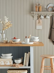 Denby White Elements Coupe 12 Piece Dinnerware Set - Image 2 of 4