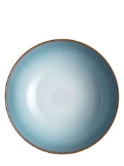 Denby Set of 4 Green Azure Haze Coupe Cereal Bowls - Image 4 of 4
