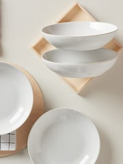 Denby Set of 4 White Elements Pasta Bowls - Image 1 of 1