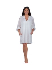 Seaspray Freya Embroidered Dress - Image 3 of 4