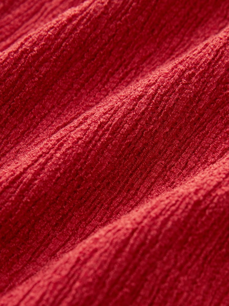 Rot - Midi-Häkelkleid mit V-Ausschnitt - Bild 6 von 6 Rot - Midi-Häkelkleid mit V-Ausschnitt - Bild 6 von 6