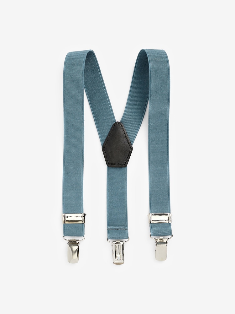 Mineral Blue Boys Braces - Image 1 of 3 Mineral Blue Boys Braces - Image 1 of 3