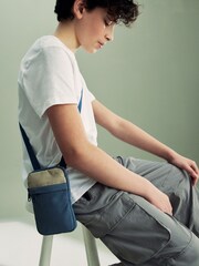 Blue Stone Colourblock Mobile Phone Bag - Image 1 of 8