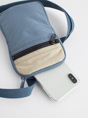 Blue Stone Colourblock Mobile Phone Bag - Image 7 of 8