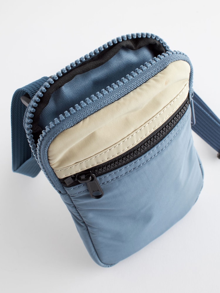 Blue Stone Colourblock Mobile Phone Bag - Image 8 of 8