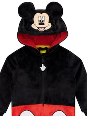Character Black Mickey Mouse Mickey Mouse Fleece All-in-One - Image 2 of 4