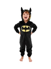 Character Black Batman Batman Fleece All-in-One - Image 3 of 7