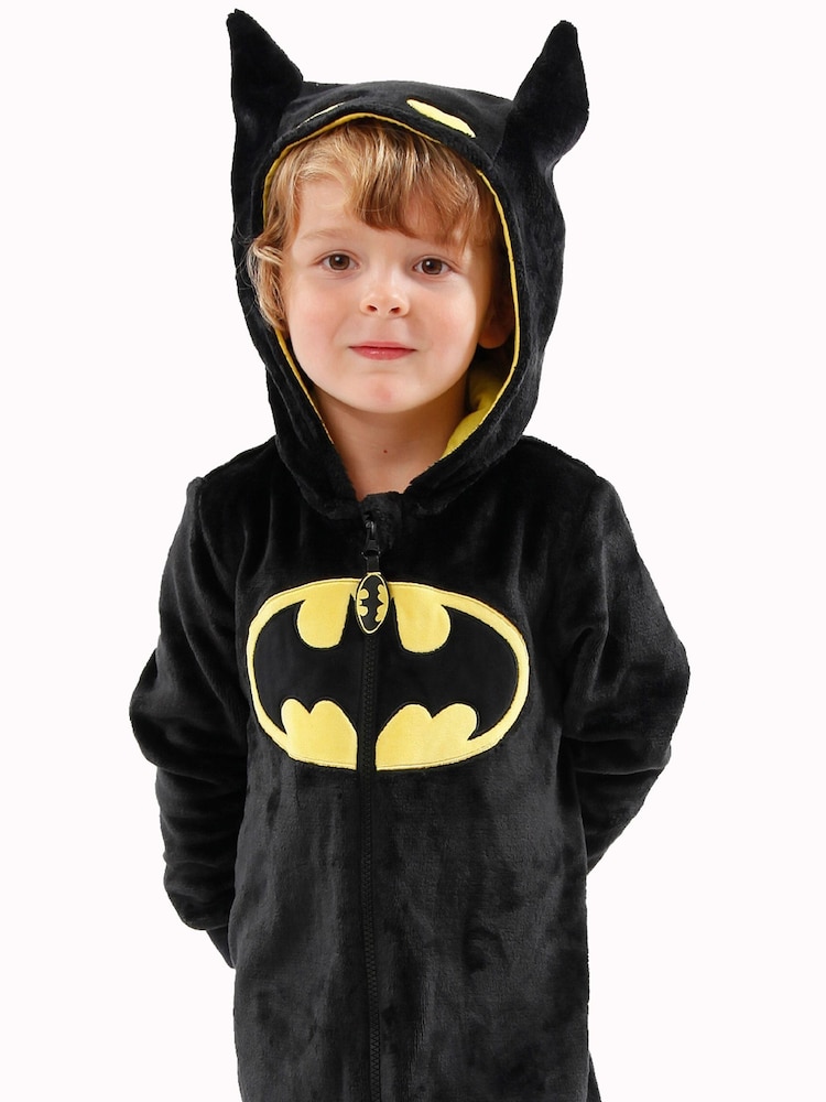 Character Black Batman Batman Fleece All-in-One - Image 7 of 7
