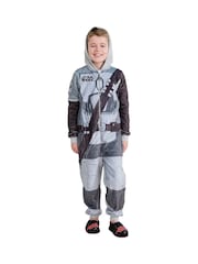 Character Grey Mandalorian Star Wars Star Wars The Mandalorian Fleece All-in-One - Image 2 of 3