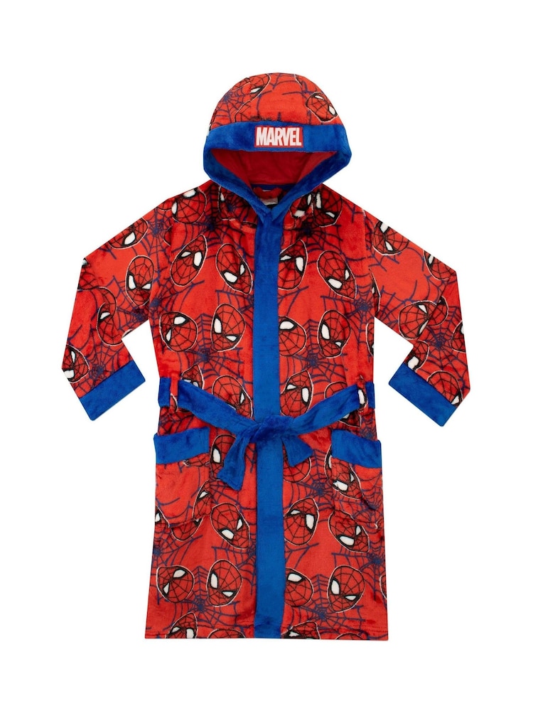 Character Red Spiderman Dressing Gown - Image 1 of 7