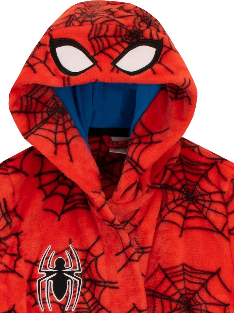 Character Red Spiderman Dressing Gown - Image 2 of 3