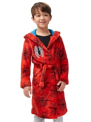 Character Red Spiderman Dressing Gown - Image 3 of 3