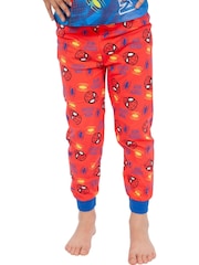Character Blue 100% Cotton Spiderman Dressing Gown and Pyjamas Set - Image 9 of 9