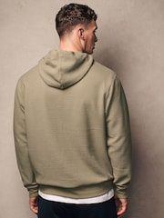 Stone Overhead Hoodie Lightweight Texture Seersucker Hoodie - Image 3 of 8