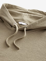 Stone Overhead Hoodie Lightweight Texture Seersucker Hoodie - Image 7 of 8
